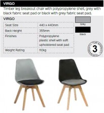 Virgo Chair Range And Specifications
